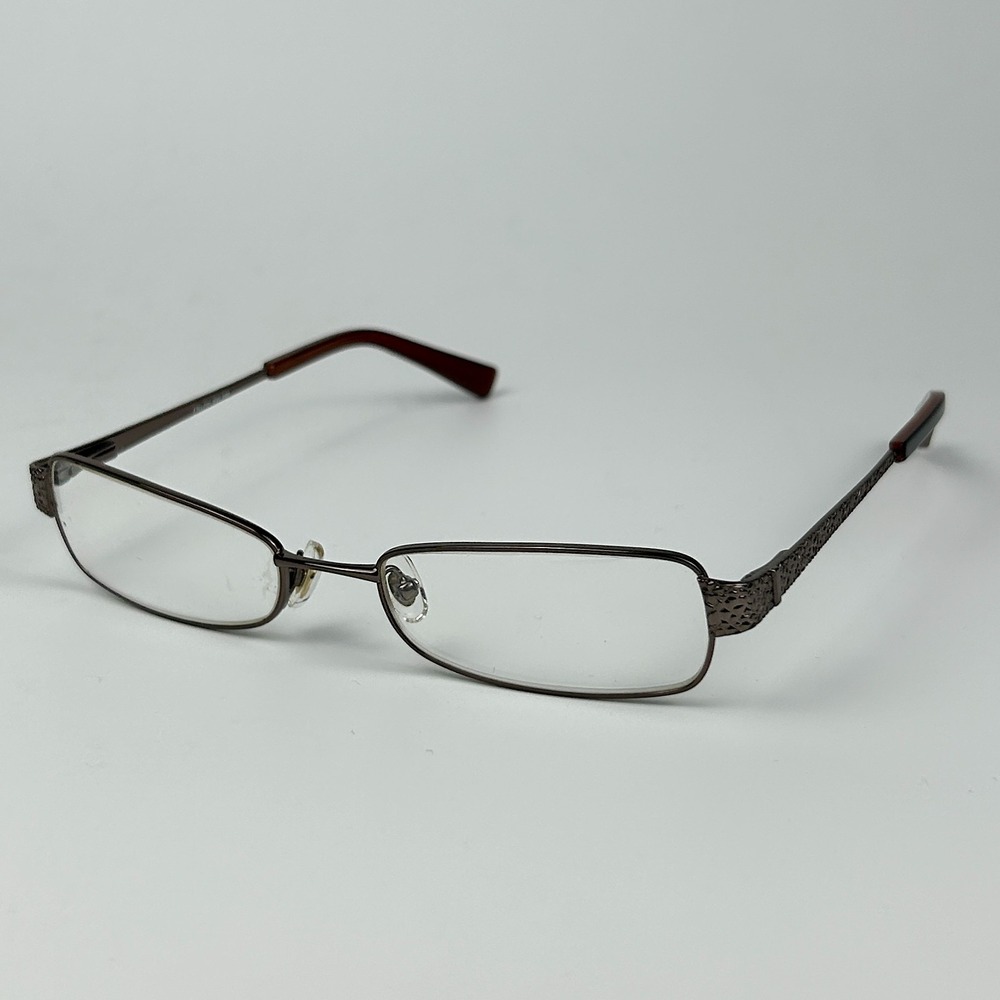 Privé Revaux PRV200 Womens Eyeglasses Frame Brown Metal Full Rim 52-18-135 mm